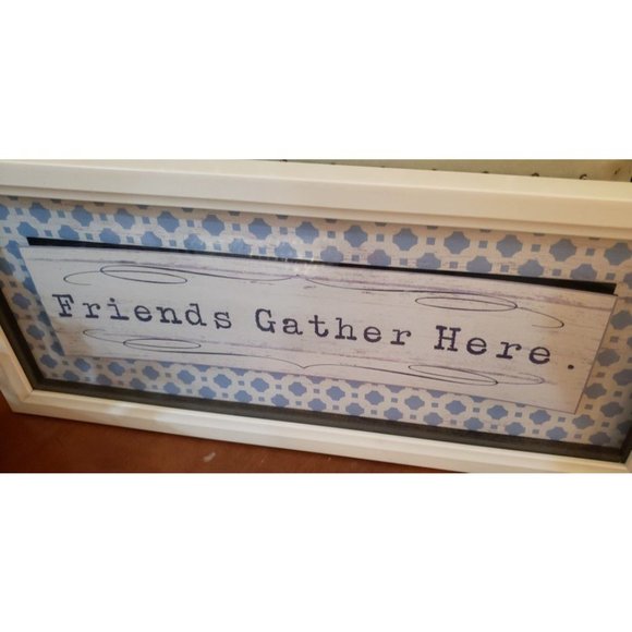 Framed Inspirational Art With Saying - Picture 2 of 2